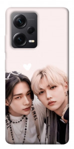 Чехол Hyunjin and Felix для Xiaomi Redmi Note 12 Pro 5G