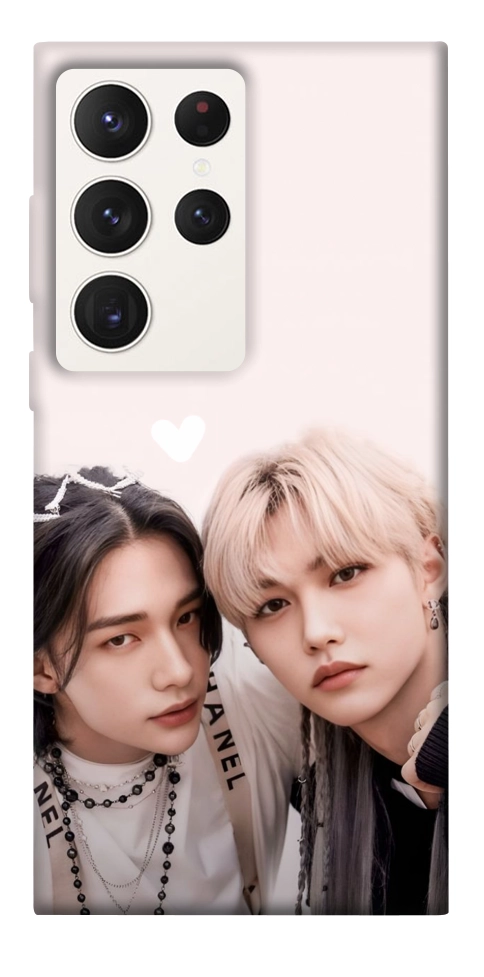 Чохол Hyunjin and Felix для Galaxy S23 Ultra