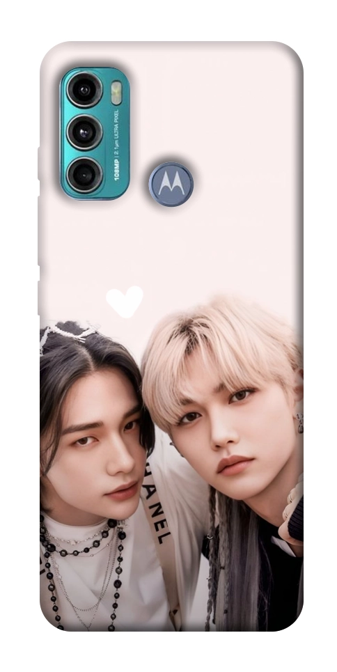 Чехол Hyunjin and Felix для Motorola Moto G60