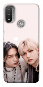 Чехол Hyunjin and Felix для Мotorola Moto E20