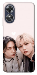 Чехол Hyunjin and Felix для Oppo A17