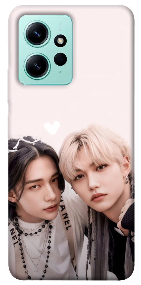 Чехол Hyunjin and Felix для Xiaomi Redmi Note 12 4G