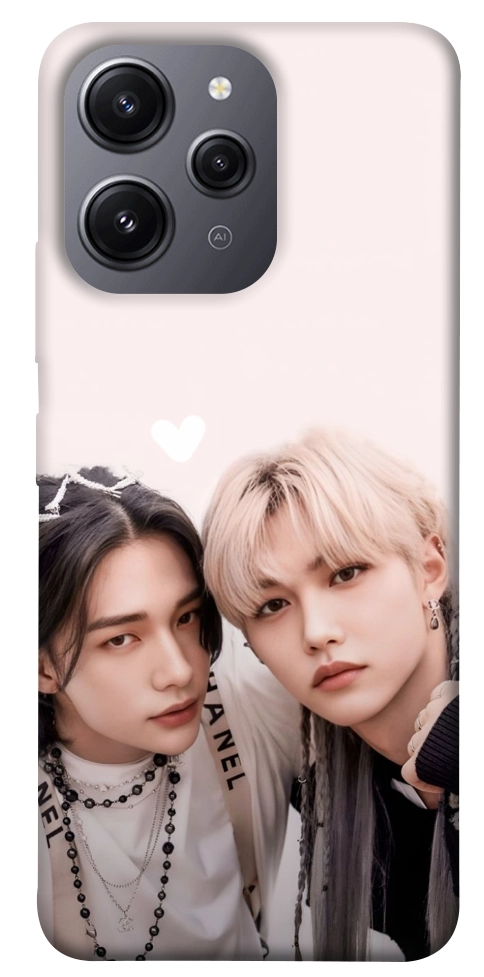 Чехол Hyunjin and Felix для Xiaomi Redmi 12