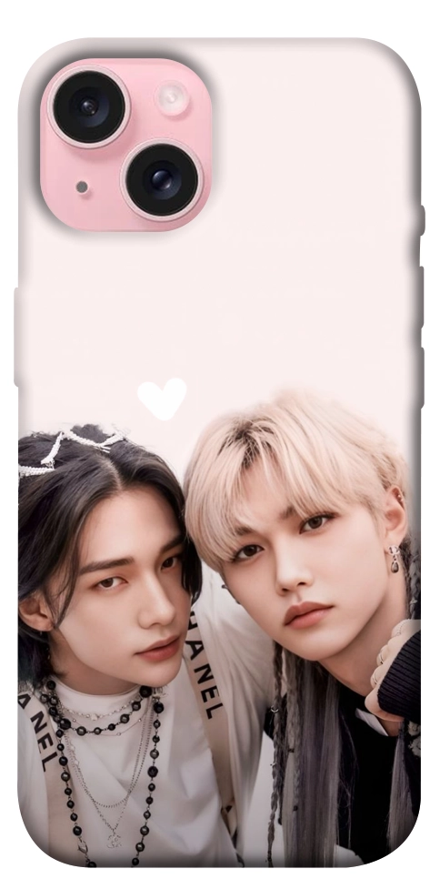 Чехол Hyunjin and Felix для iPhone 15
