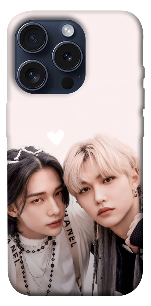 Чехол Hyunjin and Felix для iPhone 15 Pro