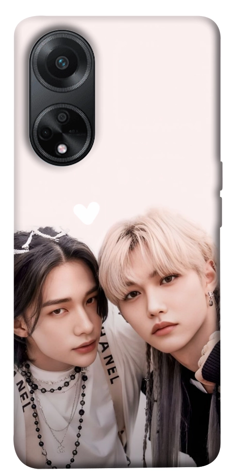 Чехол Hyunjin and Felix для Oppo A58 4G