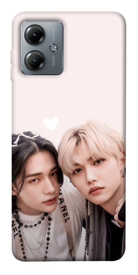 Чехол Hyunjin and Felix для Motorola Moto G14