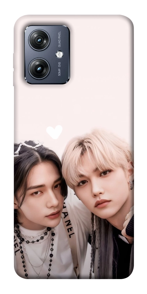 Чехол Hyunjin and Felix для Motorola Moto G54
