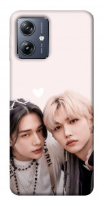 Чехол Hyunjin and Felix для Motorola Moto G54