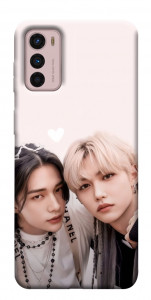 Чехол Hyunjin and Felix для Motorola Moto G42