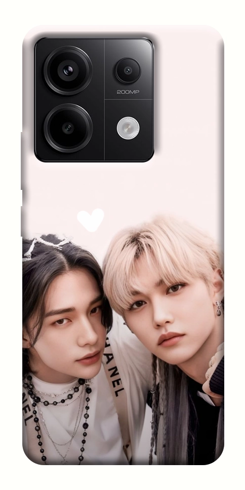 Чохол Hyunjin and Felix для Xiaomi Redmi Note 13 Pro 4G
