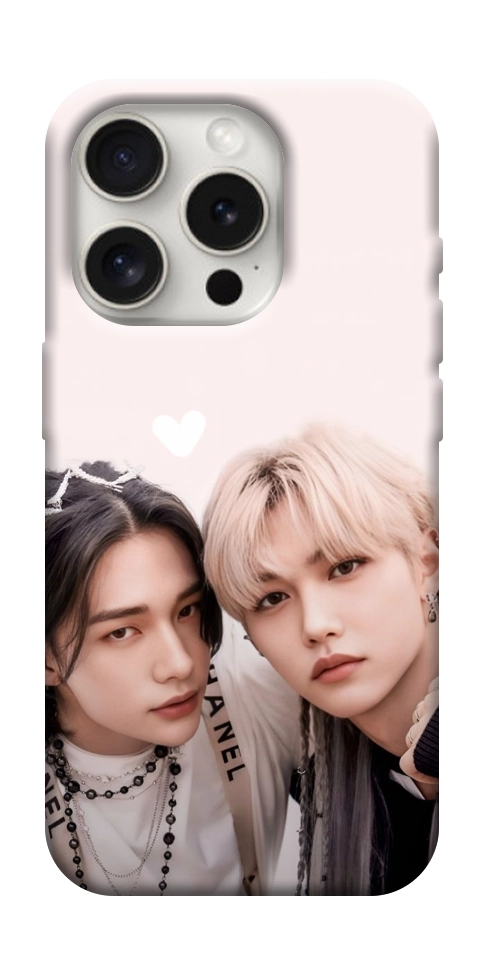Чохол Hyunjin and Felix для iPhone 16 Pro Max