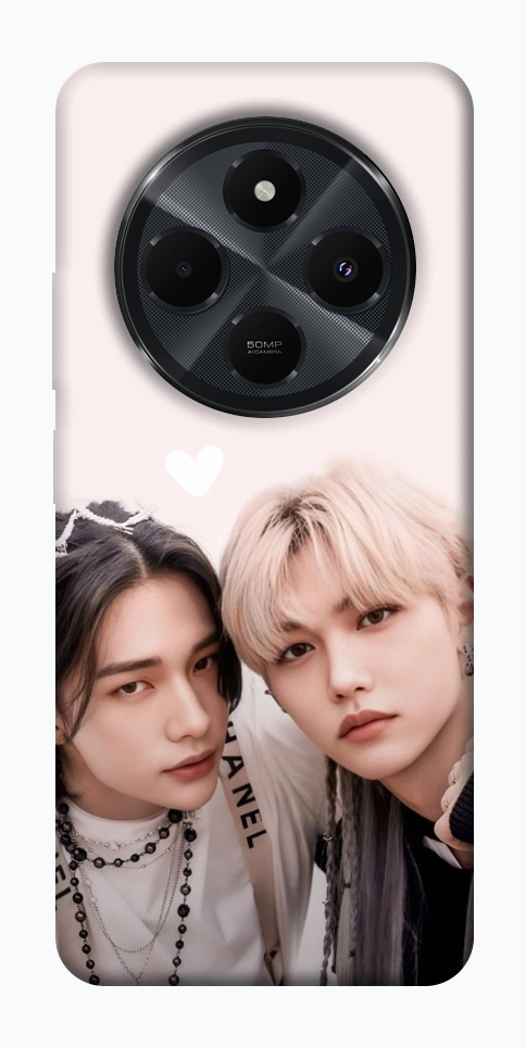 Чехол Hyunjin and Felix для Xiaomi Redmi 14C