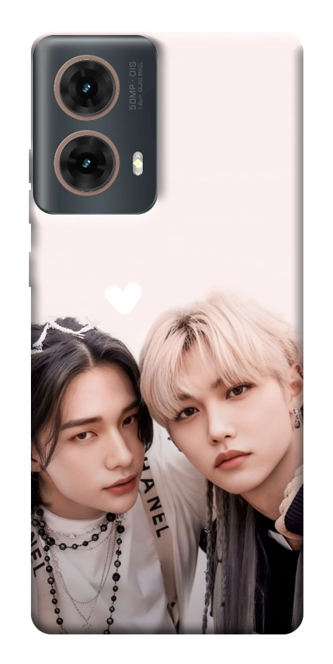Чехол Hyunjin and Felix для Motorola Moto G85