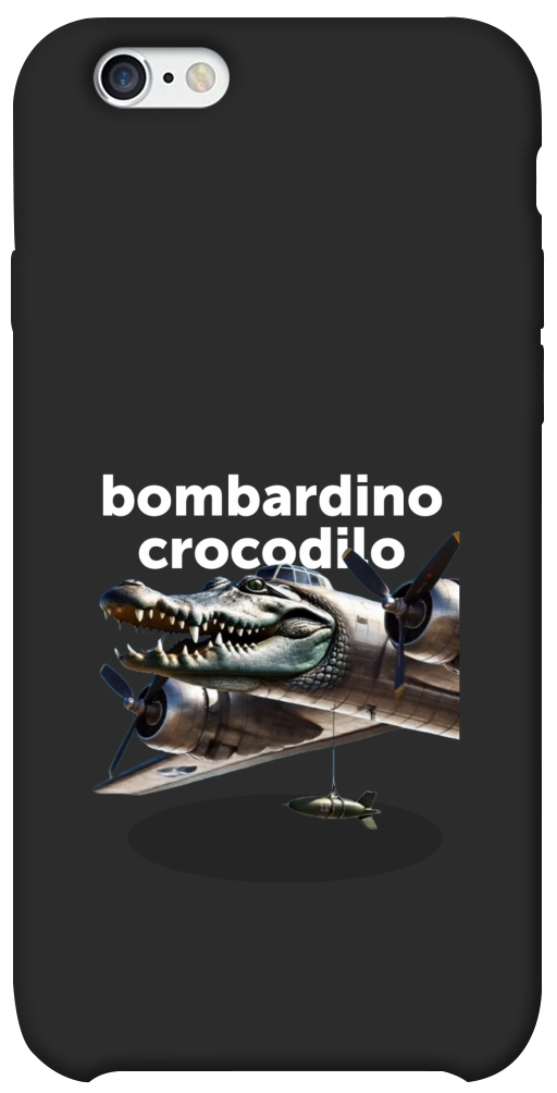 Чехол Bombardino Crocodilo volante для iPhone 6