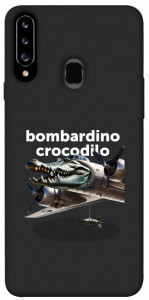 Чехол Bombardino Crocodilo volante для Galaxy A20s (2019)