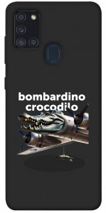 Чехол Bombardino Crocodilo volante для Galaxy A21s (2020)