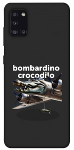 Чехол Bombardino Crocodilo volante для Galaxy A31 (2020)