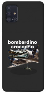 Чехол Bombardino Crocodilo volante для Galaxy A51 (2020)