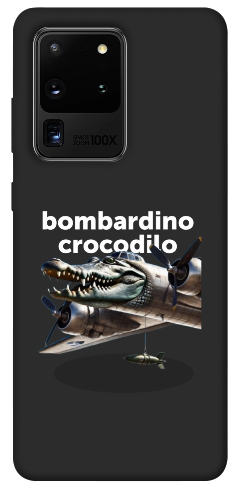 Чехол Bombardino Crocodilo volante для Galaxy S20 Ultra (2020)