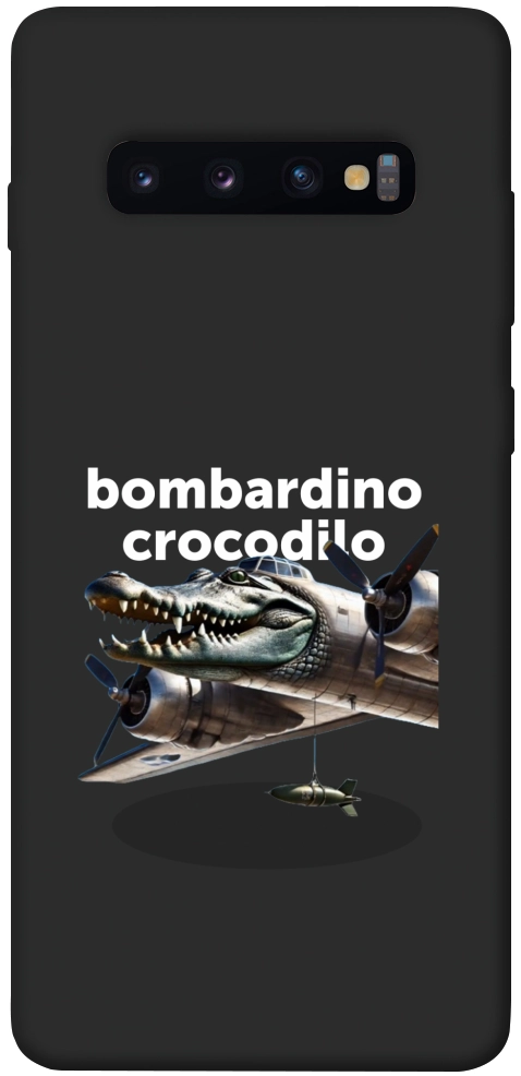 Чехол Bombardino Crocodilo volante для Galaxy S10 Plus (2019)