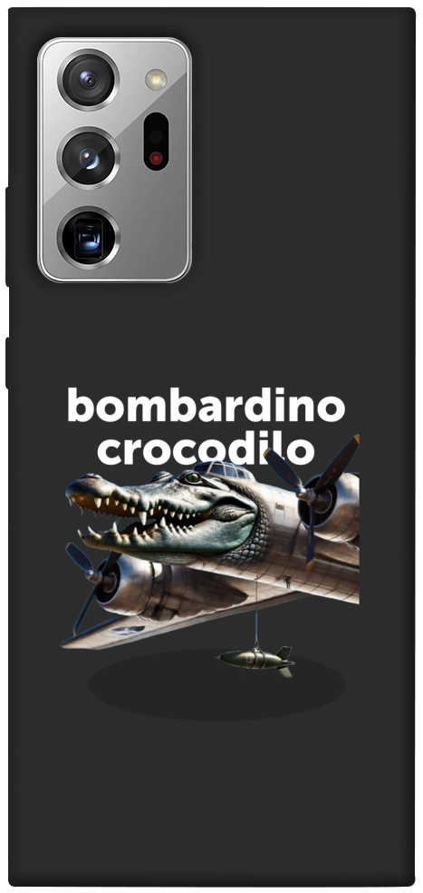 Чехол Bombardino Crocodilo volante для Galaxy Note 20 Ultra