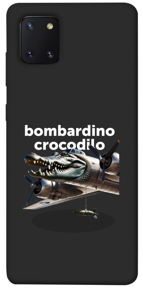 Чехол Bombardino Crocodilo volante для Galaxy Note 10 Lite (2020)