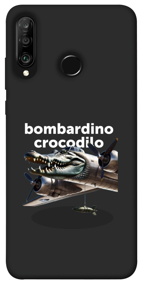 Чехол Bombardino Crocodilo volante для Huawei P30 Lite