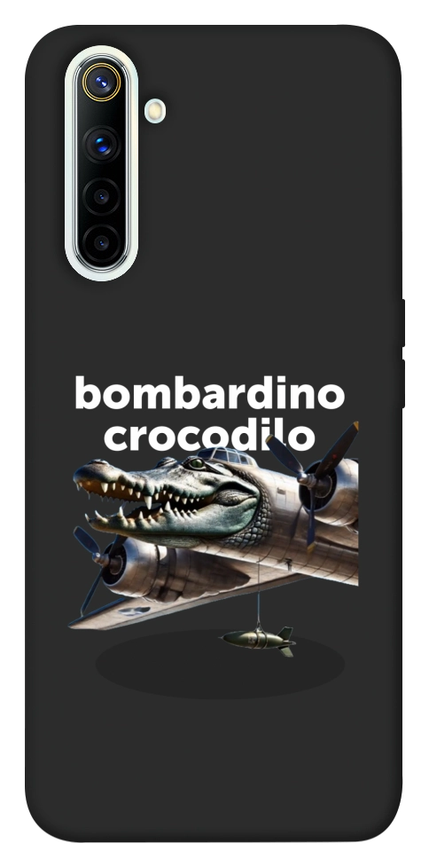 Чехол Bombardino Crocodilo volante для Realme 6