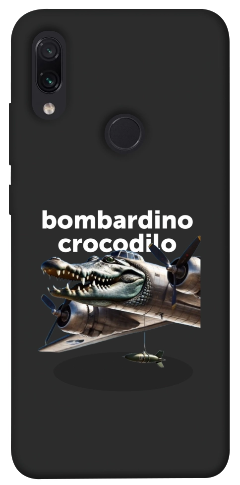 Чехол Bombardino Crocodilo volante для Xiaomi Redmi Note 7