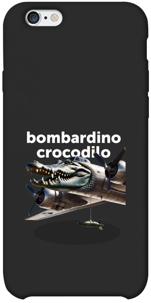 Чехол Bombardino Crocodilo volante для iPhone 6S Plus