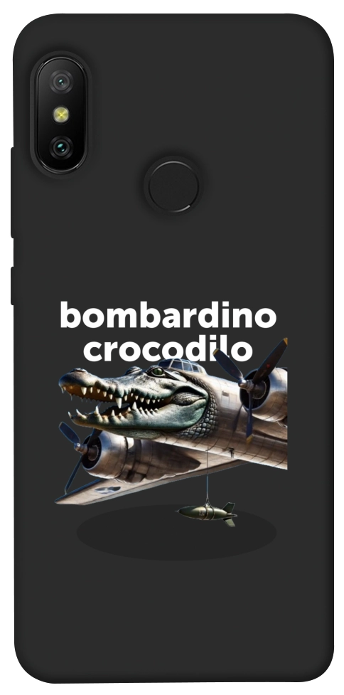 Чехол Bombardino Crocodilo volante для Xiaomi Redmi 6 Pro