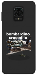Чехол Bombardino Crocodilo volante для Xiaomi Redmi Note 9 Pro Max