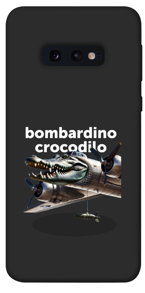 Чехол Bombardino Crocodilo volante для Galaxy S10e
