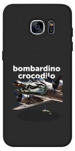 Чехол Bombardino Crocodilo volante для Galaxy S7 Edge