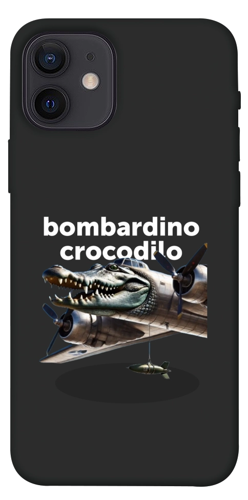 Чехол Bombardino Crocodilo volante для iPhone 12