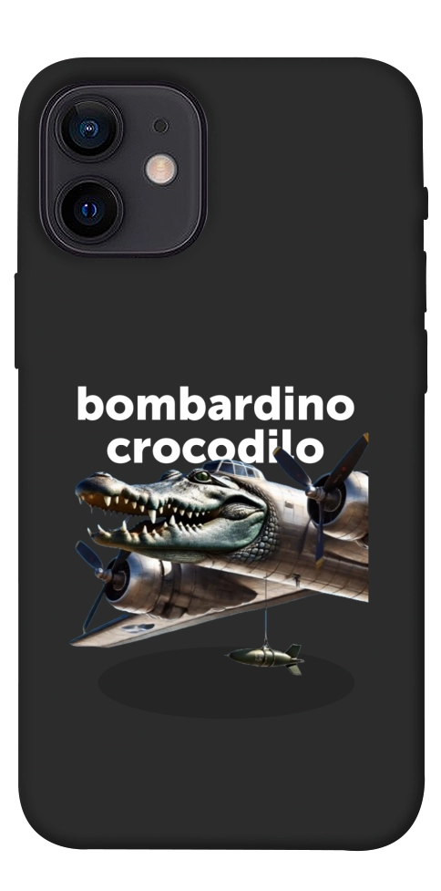 Чехол Bombardino Crocodilo volante для iPhone 12 mini