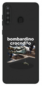 Чехол Bombardino Crocodilo volante для Galaxy A21