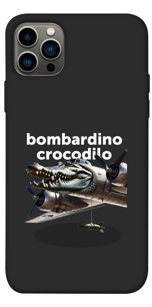 Чехол Bombardino Crocodilo volante для iPhone 12 Pro