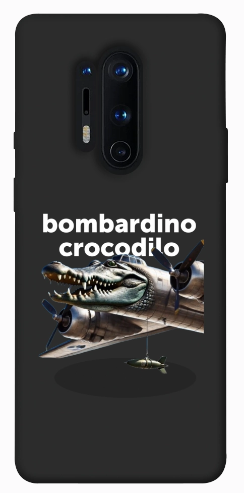 Чехол Bombardino Crocodilo volante для OnePlus 8 Pro