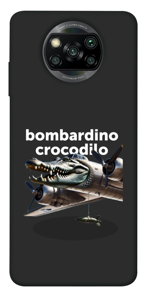 Чохол Bombardino Crocodilo volante для Xiaomi Poco X3 NFC