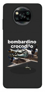 Чехол Bombardino Crocodilo volante для Xiaomi Poco X3 Pro