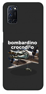 Чехол Bombardino Crocodilo volante для Oppo A92