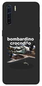 Чехол Bombardino Crocodilo volante для Oppo A91
