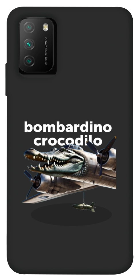Чехол Bombardino Crocodilo volante для Xiaomi Poco M3