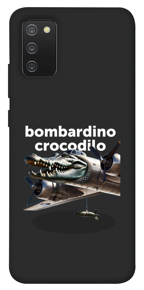 Чехол Bombardino Crocodilo volante для Galaxy A02s