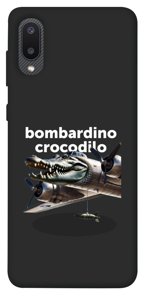 Чехол Bombardino Crocodilo volante для Galaxy A02