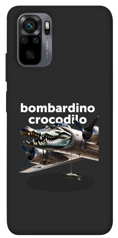 Чехол Bombardino Crocodilo volante для Xiaomi Redmi Note 10