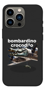 Чехол Bombardino Crocodilo volante для iPhone 13 Pro