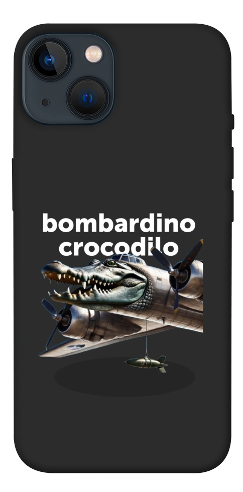 Чехол Bombardino Crocodilo volante для iPhone 13